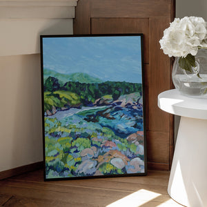 Tablou înramat „Point Lobos” de Pauline Wegman | Key and Sea Creative