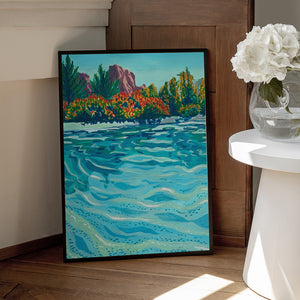 Tablou înramat „Sedona” de Pauline Wegman | Key and Sea Creative