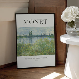 Tablou înramat „Banks Of The Seine” de Claude Monet