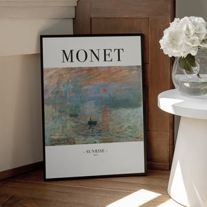 Tablou înramat „Sunrise 1872” de Claude Monet