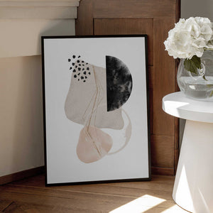 Tablou înramat „Simple-Beige-3” de Sally Ann Moss