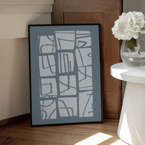 Tablou înramat „Shapes and Lines” de Dan Hobday
