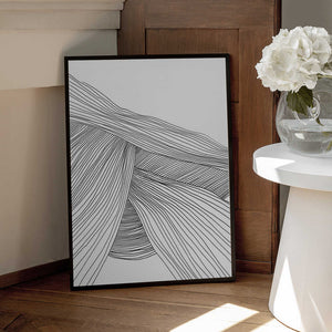 Tablou înramat „Waves” de Dan Hobday