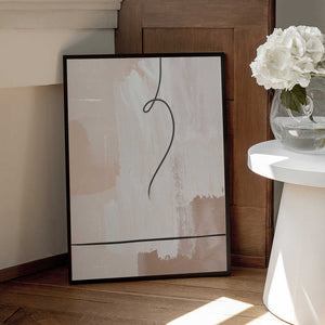 Tablou înramat „Creamy-3” de Sally Ann Moss