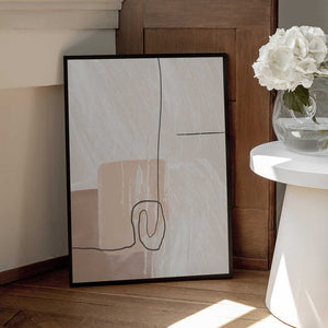 Tablou înramat „Creamy-1” de Sally Ann Moss