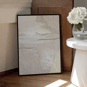 Tablou înramat „Calm Ivory-3” de Sally Ann Moss