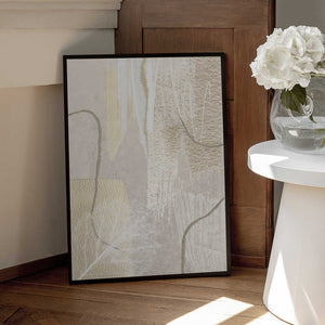 Tablou înramat „Calm Ivory-1” de Sally Ann Moss