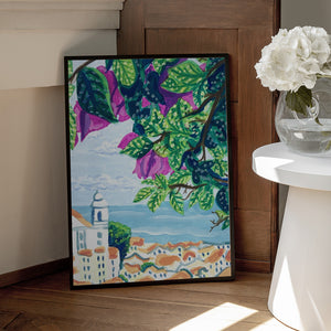 Tablou înramat „Lisbon” de Pauline Wegman | Key and Sea Creative