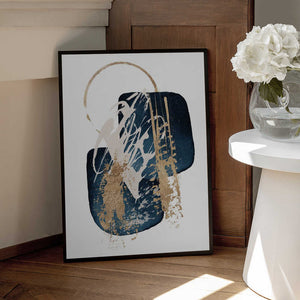 Tablou înramat „Stunning  Blue-2” de Sally Ann Moss