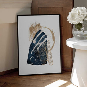 Tablou înramat „Stunning Blue-1” de Sally Ann Moss