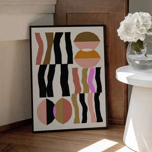 Tablou înramat „Abstract composition 26” de NKTN