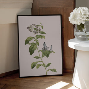 Tablou înramat „Botanical cycling” de Frida Floral Studio