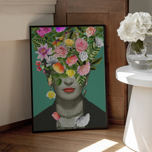 Tablou înramat „Floral Frida” de Frida Floral Studio