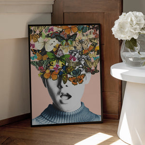 Tablou înramat „Twiggy surprise” de Frida Floral Studio