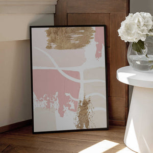 Tablou înramat „Pride of Pink-2” de Sally Ann Moss
