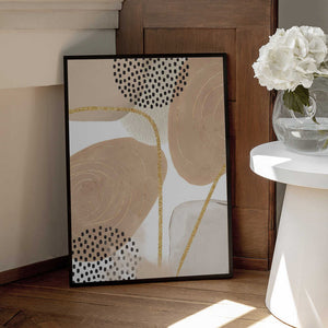 Tablou înramat „Jealous Beige-4” de Sally Ann Moss