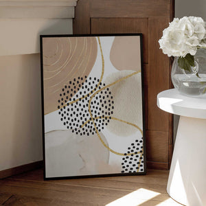 Tablou înramat „Jealous Beige-3” de Sally Ann Moss