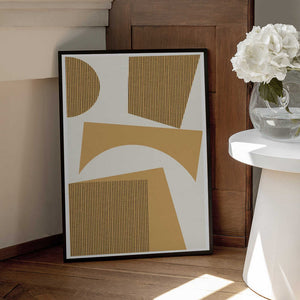 Tablou înramat „Curved Harmony” de THE MIUUS STUDIO