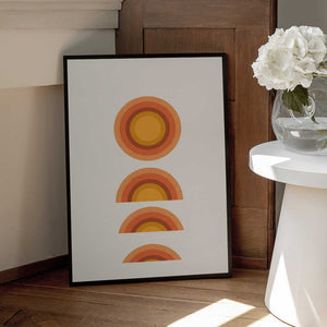 Tablou înramat „Sunset Echoes” de THE MIUUS STUDIO