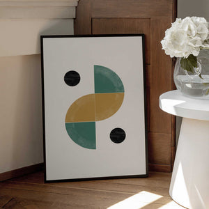 Tablou înramat „Geometric Harmony” de THE MIUUS STUDIO