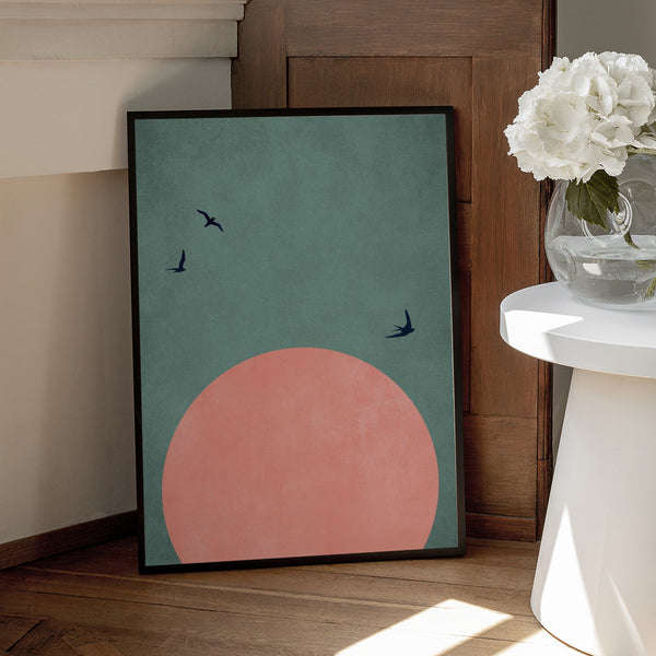 Tablou înramat „A Beautiful Day” de Kubistika