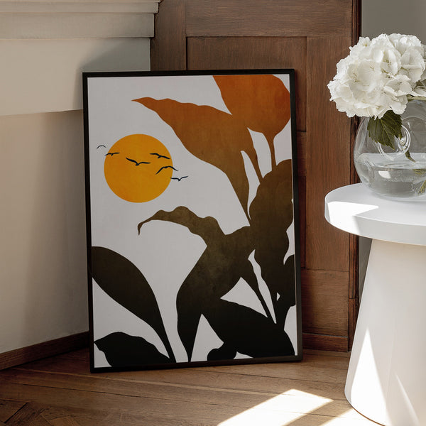 Tablou înramat „Mystic River” de Kubistika