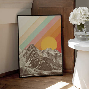 Tablou înramat „Mountainscape Nº1” de Florent Bodart
