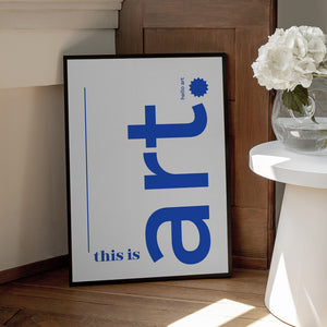 Tablou înramat „Hello Bold Typography” de Athene Fritsch