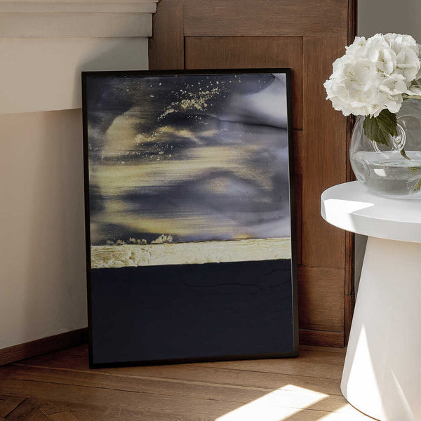 Tablou înramat „Gold Noir 2” de Alyson Storms