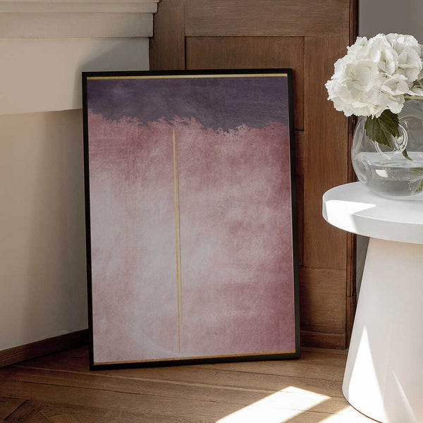 Tablou înramat „Pink and Yellow 2” de Alyson Storms