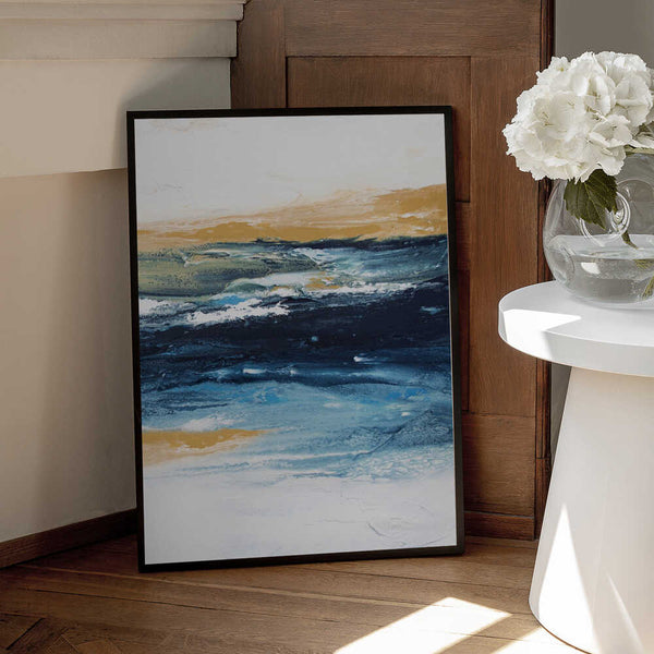 Tablou înramat „Rainbow Stripes 2” de Alyson Storms