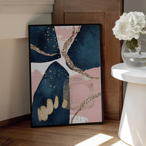 Tablou înramat „Fabulously  Navy -2” de Sally Ann Moss