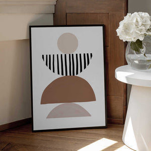 Tablou înramat „Geometric Abstract Art” de Melloi Art Prints
