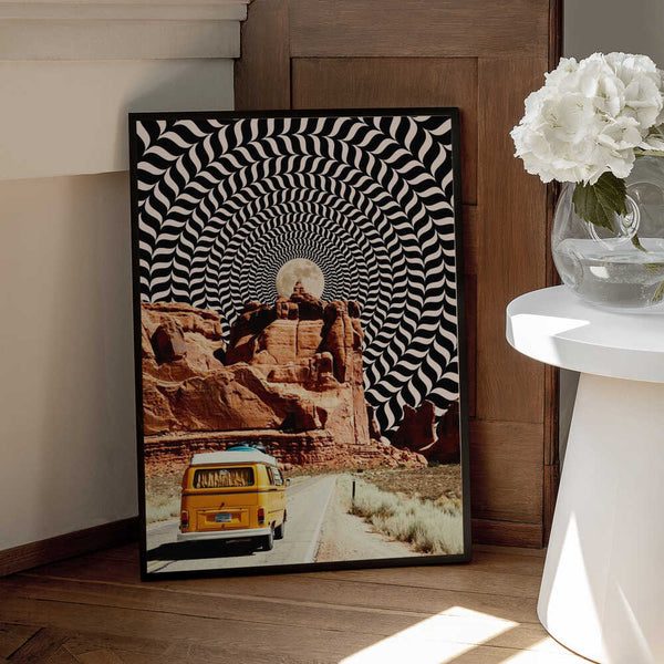 Tablou înramat „The Real Road Trip” de Taudalpoi