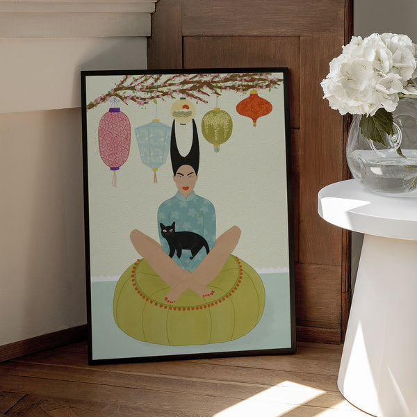 Tablou înramat „Gatuela” de Jota de jai