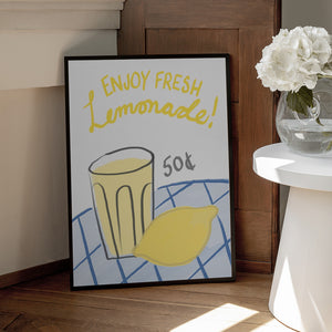 Tablou înramat „Refreshing Sip Deal” de Athene Fritsch