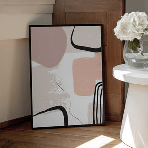 Tablou înramat „Smooth Shape 2” de Sally Ann Moss