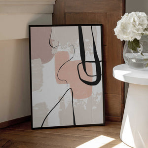 Tablou înramat „Smooth Shapes 3” de Sally Ann Moss