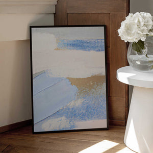 Tablou înramat „Brush Strokes Abstract Painting” de Melloi Art Prints