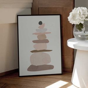 Tablou înramat „Rock balancing Art” de Melloi Art Prints