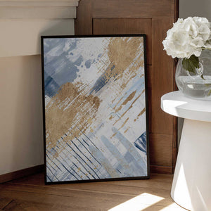 Tablou înramat „Serenity in Blue-1” de Sally Ann Moss