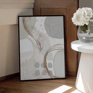 Tablou înramat „Smooth Neutral 2” de Sally Ann Moss