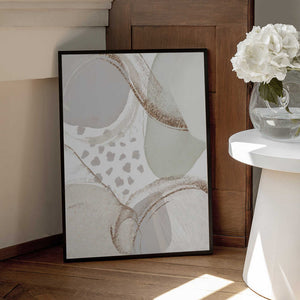 Tablou înramat „Smooth Neutral 3” de Sally Ann Moss