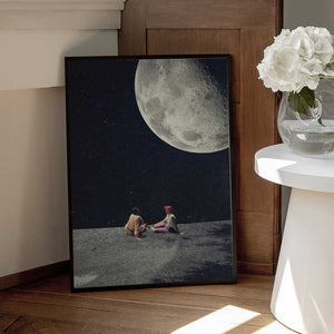 Tablou înramat „I Gave You the Moon for a Smile” de Frank Moth