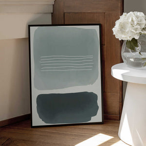 Tablou înramat „Watercolor Shapes Series #1” de jay stanley