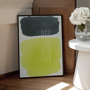 Tablou înramat „Watercolor Shapes Series #2” de jay stanley