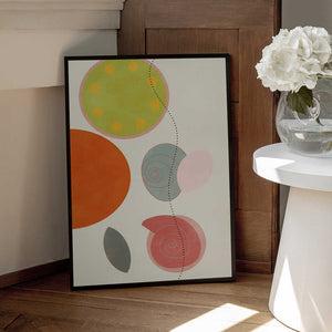 Tablou înramat „Friendly Colors Hilma 1” de Ana Rut Bre