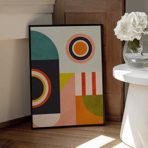 Tablou înramat „Playing Around Shapes 2” de Ana Rut Bre