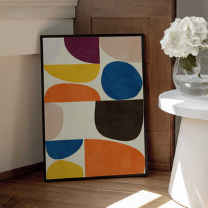Tablou înramat „Vivid Bauhaus” de Ana Rut Bre
