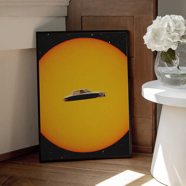 Tablou înramat „Space Chase” de Taudalpoi